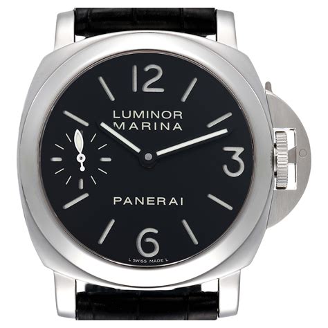 Panerai Luminor Marina Stainless Steel 44 mm Black Dial